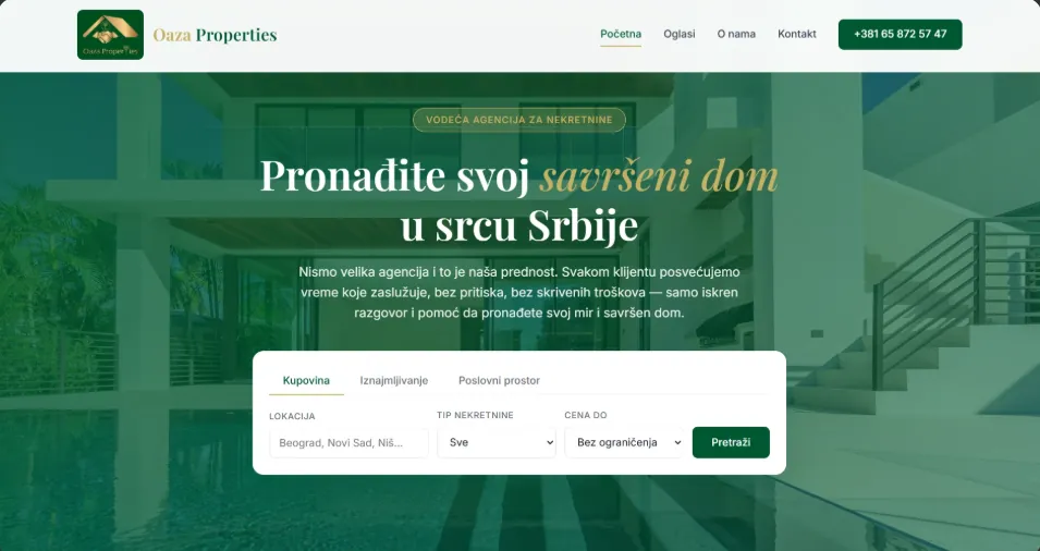 Oaza Properties - agencija za nekretnine